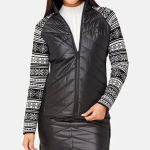 NWOT Krimson Klover Switchback Puffer Knit Jacket